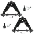 thumbnail image 1 of Detroit Axle - 4WD Front Upper Control Arms Kit for 2000-2004 Dodge Dakota, 2000-2003 Dodge Durango, 2 Upper Control Arms w/Ball Joints, 2 Lower Ball Joints 2001 2002 Replacement, 1 of 7