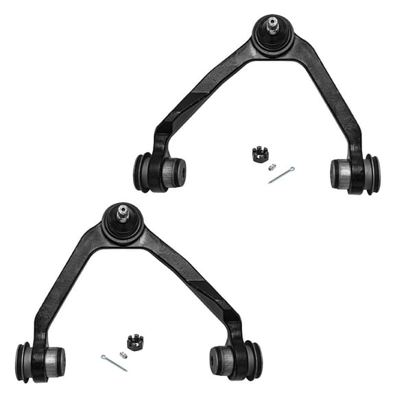 Detroit Axle - 4WD Front Upper Control Arms w/Ball Joints for Ford F-150 F-250 Expedition Lincoln Navigator, 2 Upper Control Arms w/Ball Joints Assemblies, Replacement Front Pair
