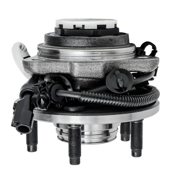 Detroit Axle - 4WD Front Wheel Bearing Hub for 1998-2000 Ford Ranger Mazda B4000 [w/ 4-Wheel ABS], Replacement 1999 Ranger B4000 Wheel Bearing & Hub Assembly