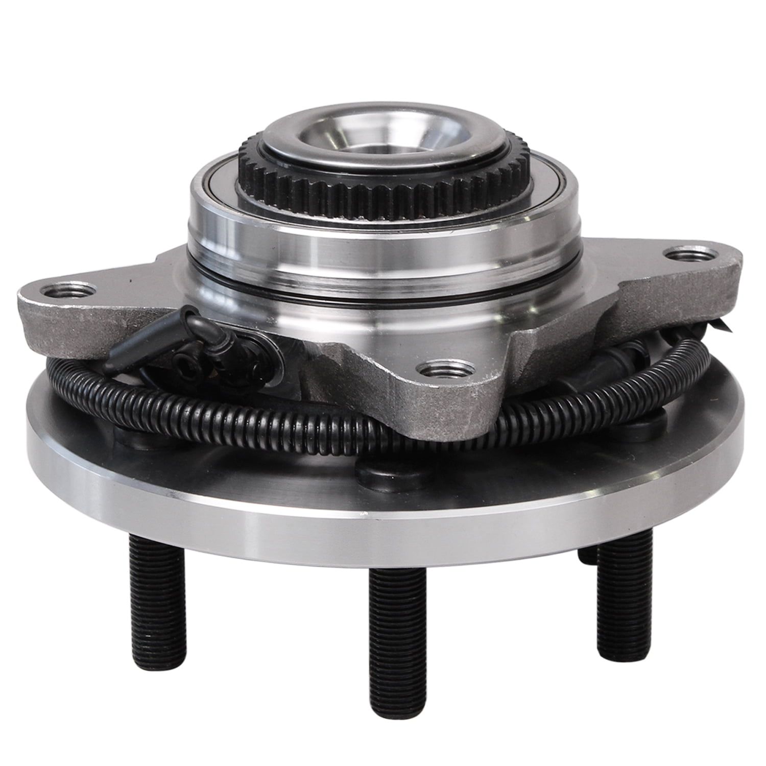 Detroit Axle 4WD Front Wheel Bearing Hub for 2015 2016 2017 Ford F150 [6 lugs w/ABS