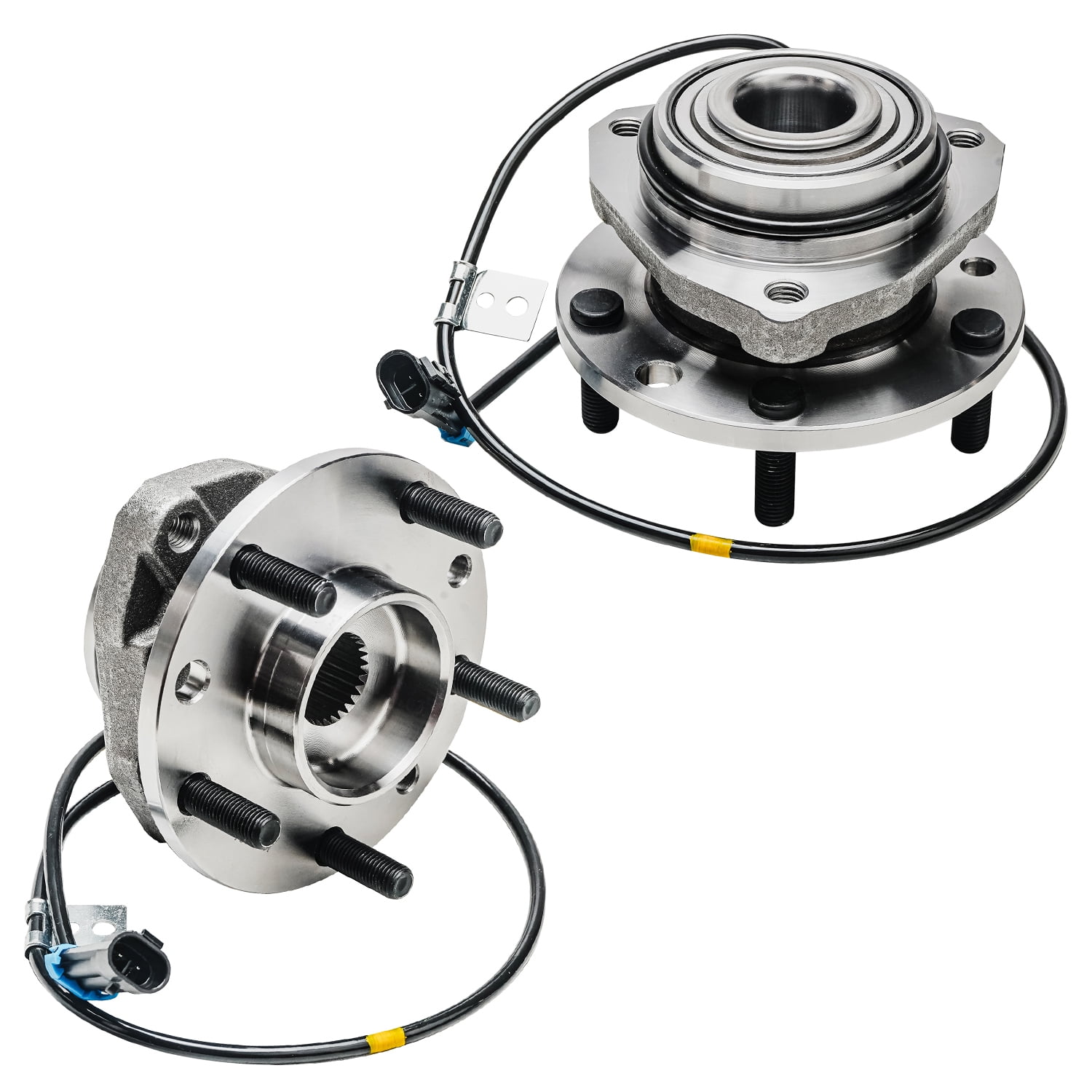 Detroit Axle - 4WD Front Wheel Bearing Hubs for Chevy Blazer S10 GMC Sonoma Jimmy Olds Bravada Isuzu Hombre Wheel Bearing and Hubs Assembly Replacement Fits select: 1997-2004 CHEVROLET S TRUCK S10