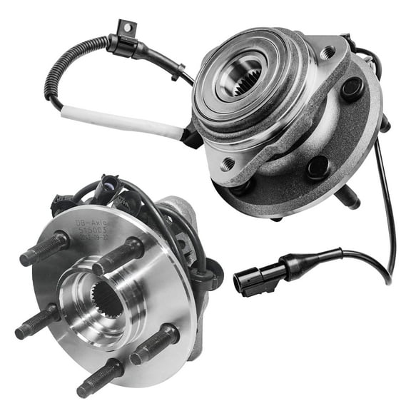 Detroit Axle - 4WD Front Wheel Bearing Hubs for Ford Ranger Explorer Mercury Mountaineer Mazda B4000 B3000, Replacement Wheel Bearing and Hubs Assembly, Pair Hubs