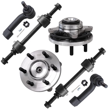 Detroit Axle Front Wheel Bearing Hub & Tie Rod Kit For 2013-2016 Dodge Dart / 2015-2017 Chrysler 200