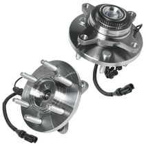 Detroit Axle - 4WD Front Wheel Bearing Hubs for 2009 2010 Ford F-150 [w/ 6-Lug] Wheel Bearing and Hubs Assembly Set Replacement - 2pc Set