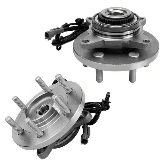 Detroit Axle - RWD Front Wheel Bearings & Hubs Assembly Replacement for 2018 2019 2020 Ford F-150