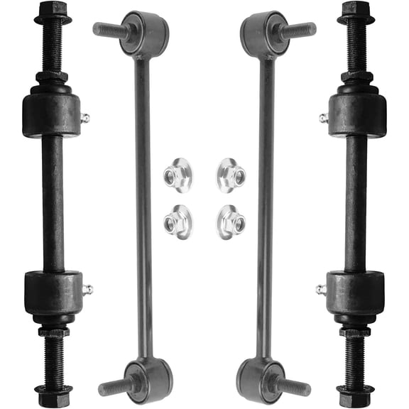 Detroit Axle - 4WD Front and Rear Sway Bar End Links Replacement for 2017 2018 2019 Ford F-350 F-450 Super Duty - 4pc Set