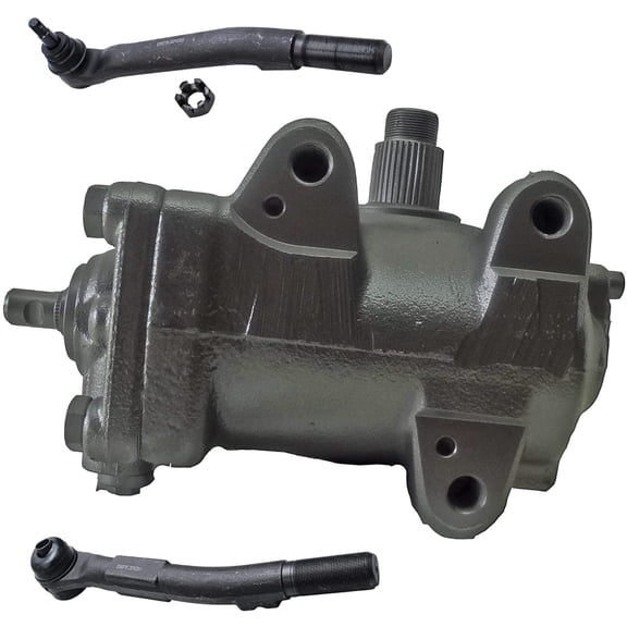 Detroit Axle - Gear Box Kit for 2005-2010 Ford F-450 F-550 Super Duty, Power Steering Gear Box Assembly, Front Outer Tie Rods Replacement