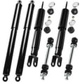thumbnail image 1 of Detroit Axle - 4WD Shock Absorbers Kit for Silverado Sierra Suburban Yukon XL 1500 Tahoe, 4 Front Rear Shock Absorbers, 2 Front Sway Bars Replacement [w/o Electronic Suspension], 1 of 6