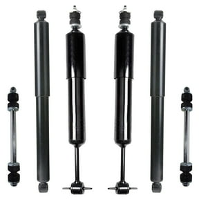 Detroit Axle - 4WD Shocks Kit for 1998-2011 Ford Ranger, 1998-2005 Mazda B3000, 1998-2009 Mazda B4000, 4 Front & Rear Shock Absorbers Assembly 2 Front Sway Bars Replacement
