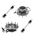 thumbnail image 1 of Detroit Axle - 4pc 2WD Front Wheel Hubs Sway Bar Links Replacement for Chevy Silverado GMC Sierra 3500 HD, 1 of 5