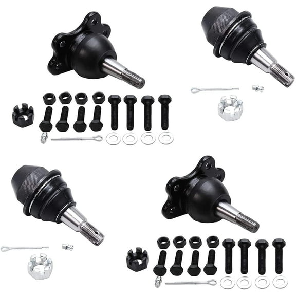 Detroit Axle - Front Upper Lower Ball Joints for Chevrolet K1500 K2500 Suburban Tahoe GMC Yukon