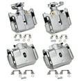 thumbnail image 1 of Detroit Axle - 4pc Brake Calipers for 2004-2012 Chevy Malibu, 2005-2010 Pontiac G6, 2007-2009 Saturn Aura, 4 Front and Rear Disc Brake Calipers 2006 2008 2011 Replacement, 1 of 6