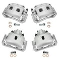 thumbnail image 1 of Detroit Axle - 4pc Brake Calipers for 2005-2006 Dodge Durango, 2002-2005 Ram 1500, 4 Front Rear Disc Brake Calipers 2003 2004 Replacement, 1 of 7
