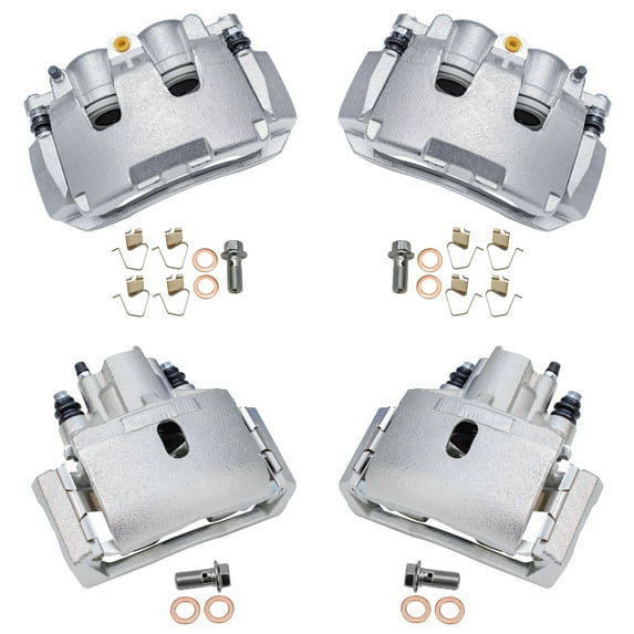 Detroit Axle - 4pc Brake Calipers for 2011-2018 Ram 1500, 2009-2010 Dodge Ram 1500, 4 Front & Rear Disc Brake Calipers Replacement