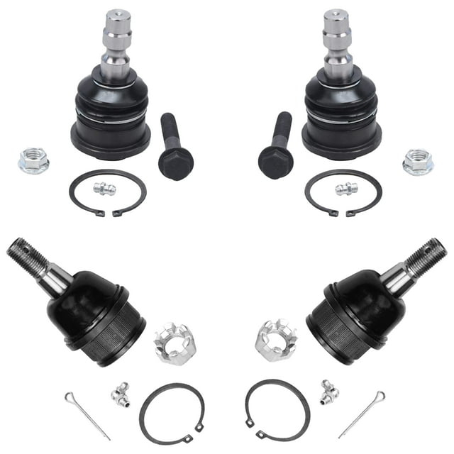 2003 Ford Ranger Upper Ball Joint Replacement Detroit Axle - 4pc Front Ball Joints for Ford Ranger Mazda B2300 B2500