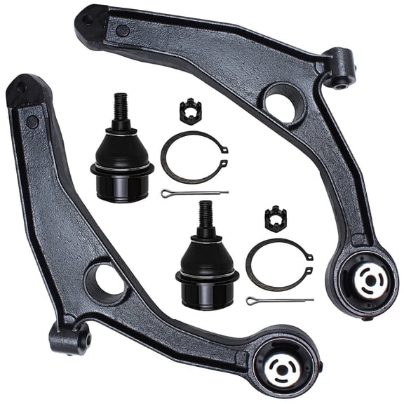 Detroit Axle - 4pc Front End Control Arms Kit for Chrysler 200 Sebring Dodge Journey Avenger, Lower Control Arms Lower Ball Joints Replacement