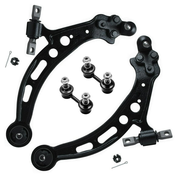 Detroit Axle - 4pc Front End Control Arms Kit for 1992-1996 Toyota Camry Avalon Lexus ES300 2 Lower Control Arms w/ Ball Joints 2 Sway Bars Replacement