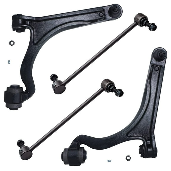Detroit Axle - 4pc Front End Control Arms Kit for 2004-2008 Chrysler Pacifica, 2 Lower Control Arms w/Ball Joint 2 Sway Bars 2005 2006 2007 Replacement