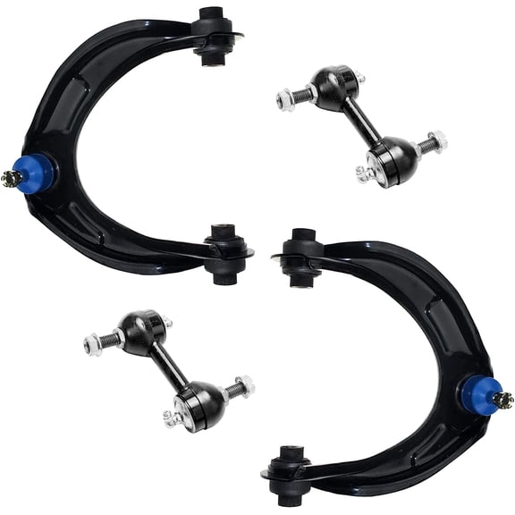 Detroit Axle - 4pc Front End Control Arms Kit for 2009-2014 Acura TSX, 08-12 Honda Accord, 2 Upper Control Arms w/Ball Joint 2 Sway Bars 2008 2009 2010 2011 2012 2013 2014 Replacement