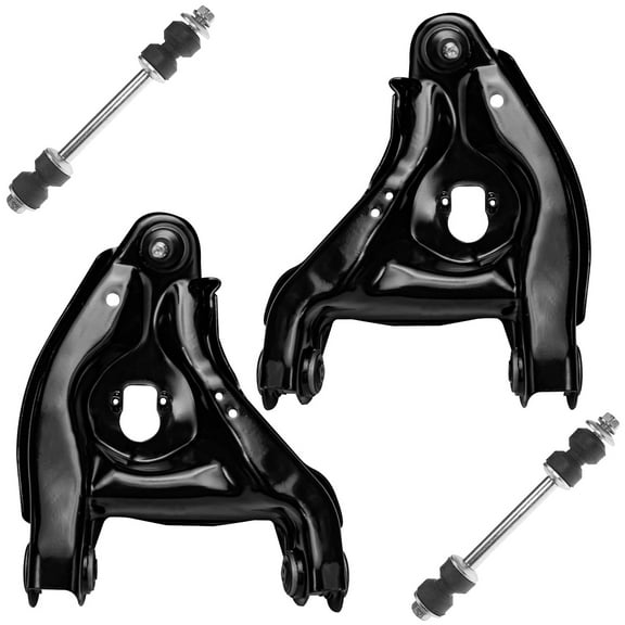 Detroit Axle - 4pc Front End Control Arms Kit for 94-04 Ford Mustang, Lower Control Arm w/Ball Joint Sway Bars 1994 1995 1996 1997 1998 1999 2000 2001 2002 2003 2004 Replacement