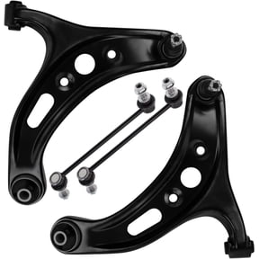 Detroit Axle - 4pc Front End Kit for 2017-2019 Toyota 86 2013-2017 Scion FR-S Subaru BRZ, 2 Lower Control Arms with Ball Joint 2 Stabilizer Sway Bar Links Replacement