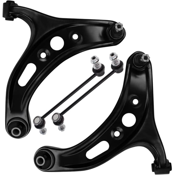 Detroit Axle - 4pc Front End Kit for 2017-2019 Toyota 86 2013-2017 Scion FR-S Subaru BRZ, 2 Lower Control Arms with Ball Joint 2 Stabilizer Sway Bar Links Replacement