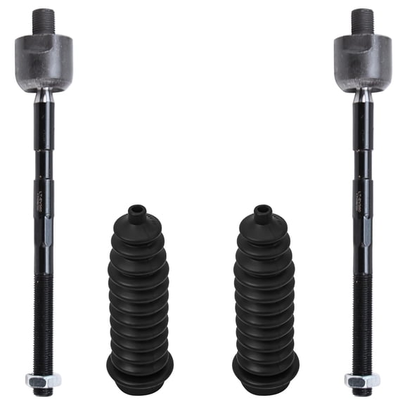 Detroit Axle - 4pc Front Inner Tie Rod End Replacement for 1995-2000 Sebring - [1995-00 Dodge Avenger] - 1995-98 Eagle Talon - [1996-99 Mitsubishi Eclipse] - 1995-98 Mitsubishi Galant - FWD