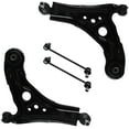 thumbnail image 1 of Detroit Axle - 4pc Front Lower Control Arms and Sway Stabilizer Bars Kit for Chevrolet Aveo Aveo5 - [Pontiac G3 Wave Wave5] - Suzuki Swift+ Fits select: 2005-2008 CHEVROLET AVEO BASE/LS, 1 of 2