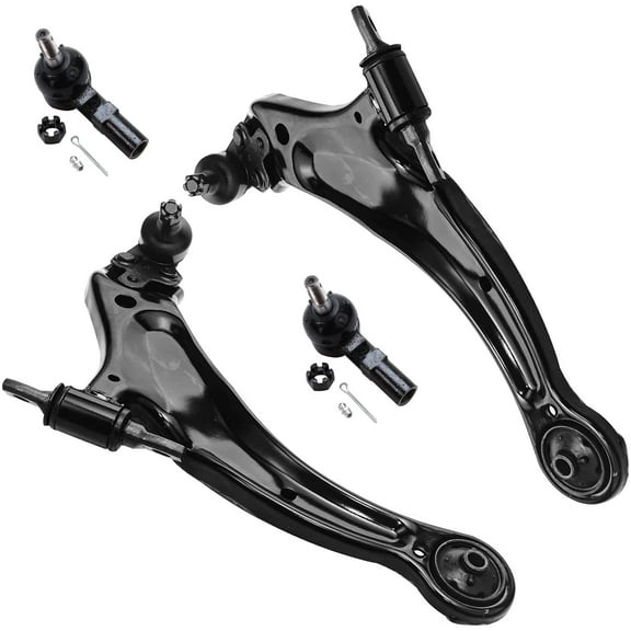 Detroit Axle - 4pc Front Lower Control Arms w/Ball Joint Outer Tie Rods Replacement for Toyota Avalon Fits select: 2000-2002 TOYOTA SIENNA LE/XLE, 1998-2004 TOYOTA AVALON XL/XLS