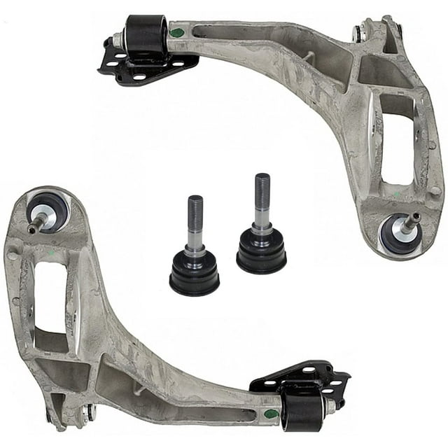 Detroit Axle 4pc Front Lower Control Arms w/Upper Ball Joints Kit