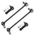 thumbnail image 1 of Detroit Axle - Front Outer Tie Rods Sway Bars for 1999-2004 Honda Odyssey 2000 2001 2002 2003, 2 Outer Tie Rod Ends, 2 Sway Bar Links Replacement, 1 of 7