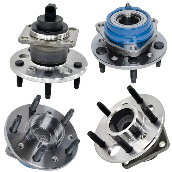 Detroit Axle - 4pc Front Rear Wheel Hub Bearings for Pontiac Grand Am Oldsmobile Alero