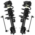 thumbnail image 1 of Detroit Axle - 4pc Front Struts Suspension Kit for 2015-2018 Chevrolet City Express 2013-2019 Nissan NV200, 2 Ready Struts with Coil Spring 2 Sway Bar End Links 2016 2017 Replacement, 1 of 7