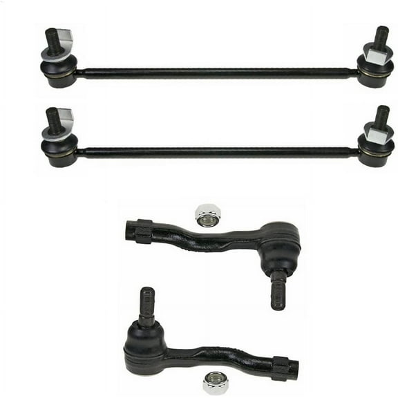 Detroit Axle- 4pc Front Sway Stabilizer Bars and Outer Tie Rods Kit for 2003 2004 2005 2006 Infiniti FX35 - [Infiniti FX45]