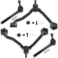 thumbnail image 1 of Detroit Axle - 4pc Front Upper Control Arms Outer Tie Rods Replacement for Chevy GMC C2500 Fits select: 2002 CHEVROLET EXPRESS G3500, 2001 CHEVROLET EXPRESS CUTAWAY G3500, 1 of 6