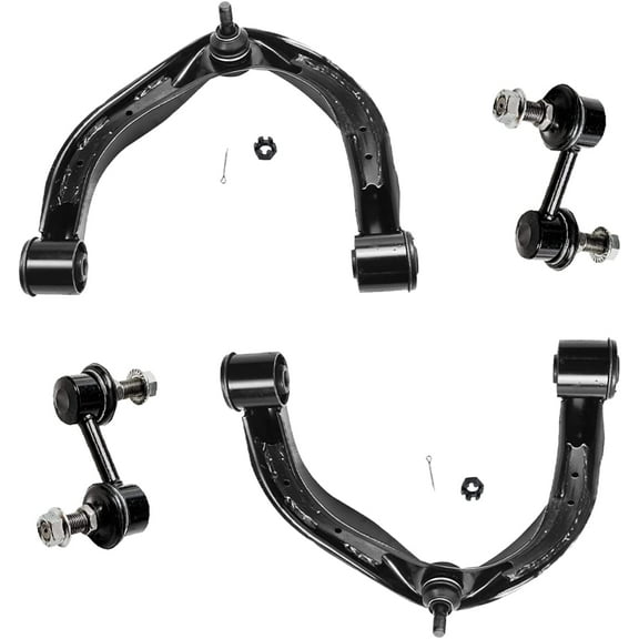 Detroit Axle - 4pc Front Upper Control Arms Sway Bars Replacement for Nissan Armada Titan