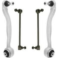 thumbnail image 1 of Detroit Axle - 4pc RWD Front End Kit for Mercedes-Benz C250 C300 C350 E350 E400 E550, Driver and Passenger Side 2 Lower Rearward Control Arms w/Ball Joint 2 Sway Bars Replacement, 1 of 4