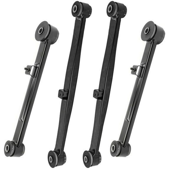 Detroit Axle - 4pc Rear Control Arms for 2013-2018 Ram 1500 Rear Lower and Upper Control Arms Assembly 2014 2015 2016 2017 Replacement