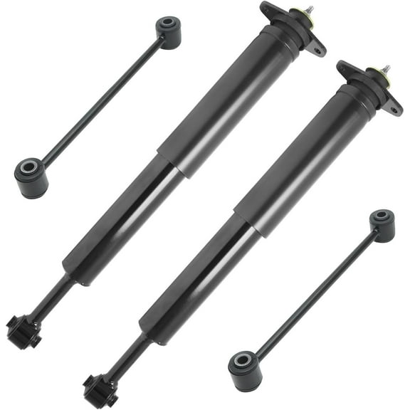 Detroit Axle - 4pc Rear Shocks Sway Bars for 2004-2008 Chrysler Pacifica, 2 Shock Absorbers Assembly 2 Sway Bar End Links 2005 2006 2007 Replacement