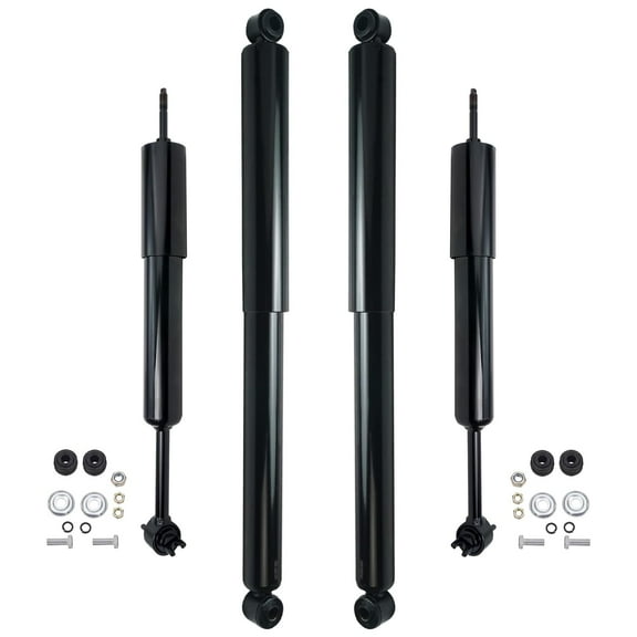 Detroit Axle - 4pc Shock Absorbers for 1998-2011 Ford Ranger, 98-08 Mazda B3000 B4000, 4 Front and Rear Shock Absorbers Assembly Replacement