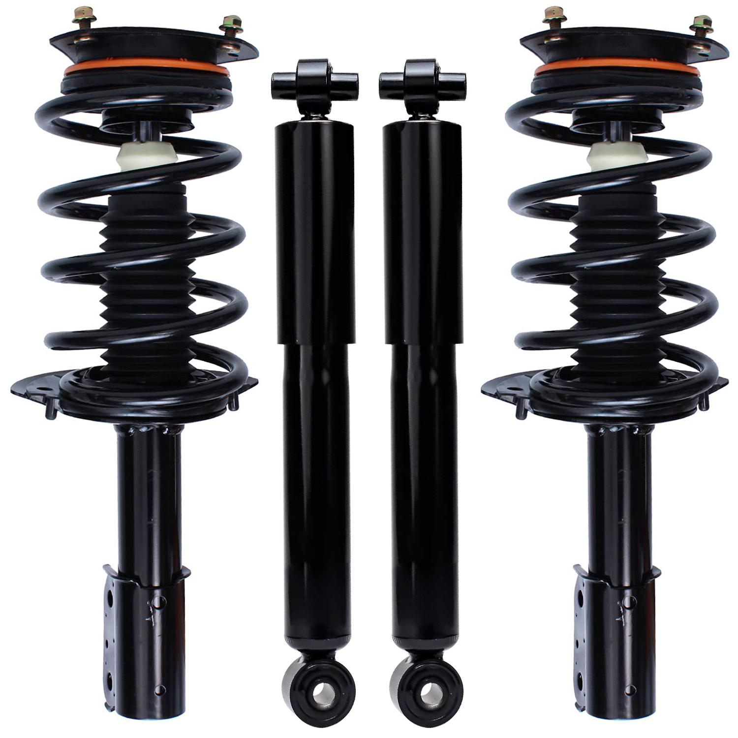 Detroit Axle - 4pc Struts Shocks for 02-07 Buick Rendezvous, 01-05 Pontiac  Aztek, 2 Front Struts w/Coil Spring Assembly 2 Rear Shock Absorbers 2001