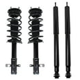 thumbnail image 1 of Detroit Axle - 4pc Struts Shocks Kit for Ford 2007-2010 Edge Lincoln MKX Front Struts with Coil Spring Assembly Rear Shock Absorbers 2008 2009 Suspension Replacement, 1 of 8