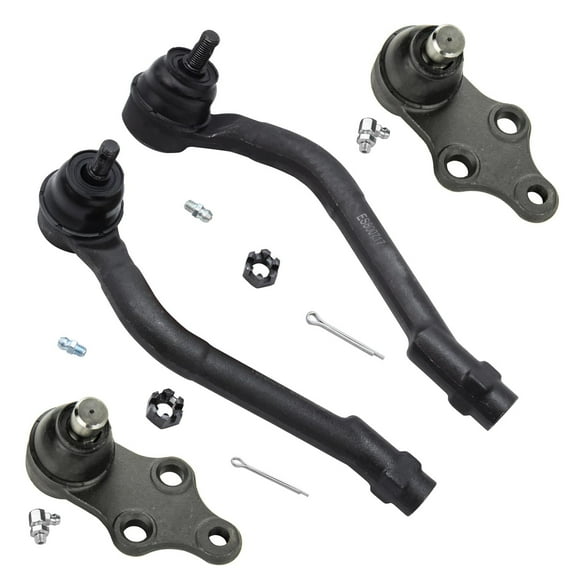 Detroit Axle - 4pc Suspension Kit for 11-14 Hyundai Sonata, 2010-2013 2015 Tucson, 2011-2013 Sportage, 2 Lower Ball Joints, 2 Outer Tie Rods Replacement