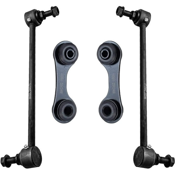 Detroit Axle - 4pc Sway Bars for 2004-2012 Chevy Malibu Pontiac G6 Saturn Aura, 4 Front and Rear Sway Bar Links 2005 2006 2007 2008 2009 2010 2011 Replacement