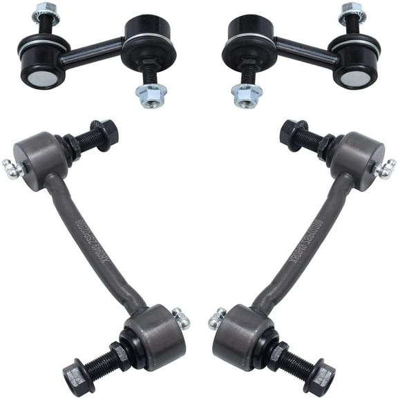 Detroit Axle - 4pc Sway Bars for 2006-2010 Hyundai Azera Sonata, 07-09 Kia Amanti, 4 Front and Rear Stabilizer Sway Bar End Links 2006 2007 2008 2009 2010 Replacement