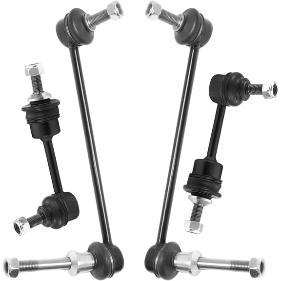 Detroit Axle - 4pc Sway Bars for 2008-2019 BMW X6 2007-2018 X5, Front Rear Stabilizer Sway Bar Links 2009 2010 2011 2012 2013 2014 2015 2016 2017 Replacement [Except Adaptive Drive]