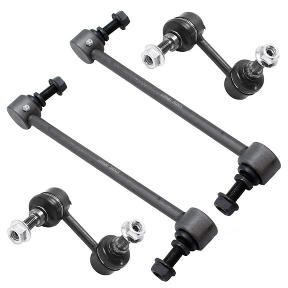 Detroit Axle - 4pc Sway Bars for 2009-2018 Dodge Journey, Front and Rear 4 Stabilizer Sway Bar End Links 2010 2011 2012 2013 2014 2015 2016 2017 Replacement