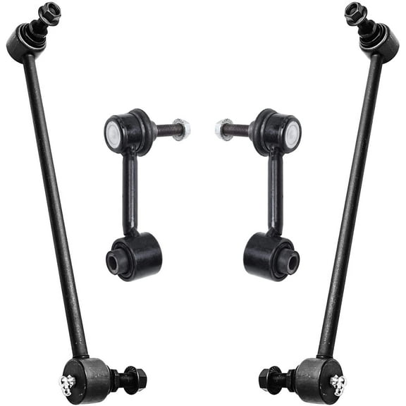 Detroit Axle - 4pc Sway Bars for Audi A3 TT Quattro Volkswagen R32 Beetle CC GTI Eos Golf Jetta Passat Rabbit Tiguan, 4 Front and Rear Stabilizer Sway Bar Links Replacement