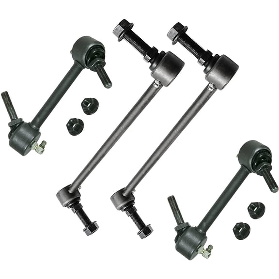 Detroit Axle - 4pc Sway Bar Links Kit for Ford Taurus Flex Lincoln MKS MKT Police Interceptor Special Service Police Sedan, 4 Front and Rear Sway Bar End Links Replacement