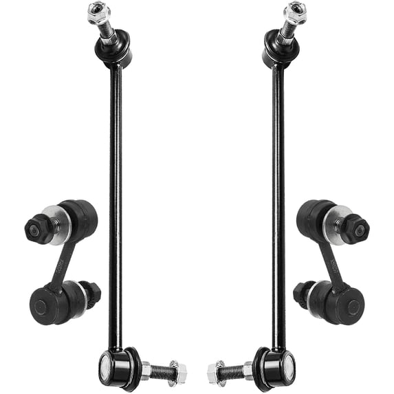 Detroit Axle - 4pc Sway Bars for 2004-2009 Nissan Quest Sway Bar End Links 2005 2006 2007 2008 Front and Rear Replacement